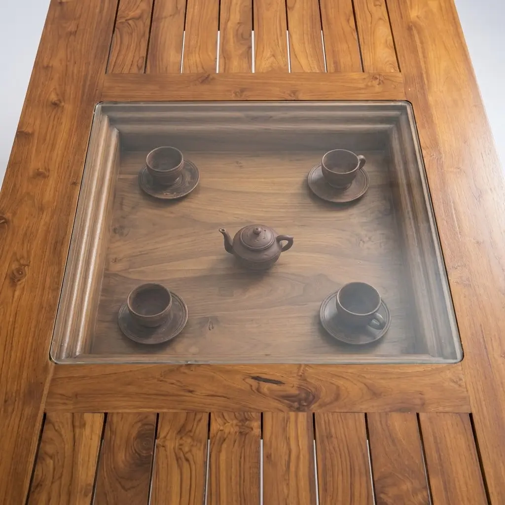 Teak Tray Pati Dining Table thumbnail 2